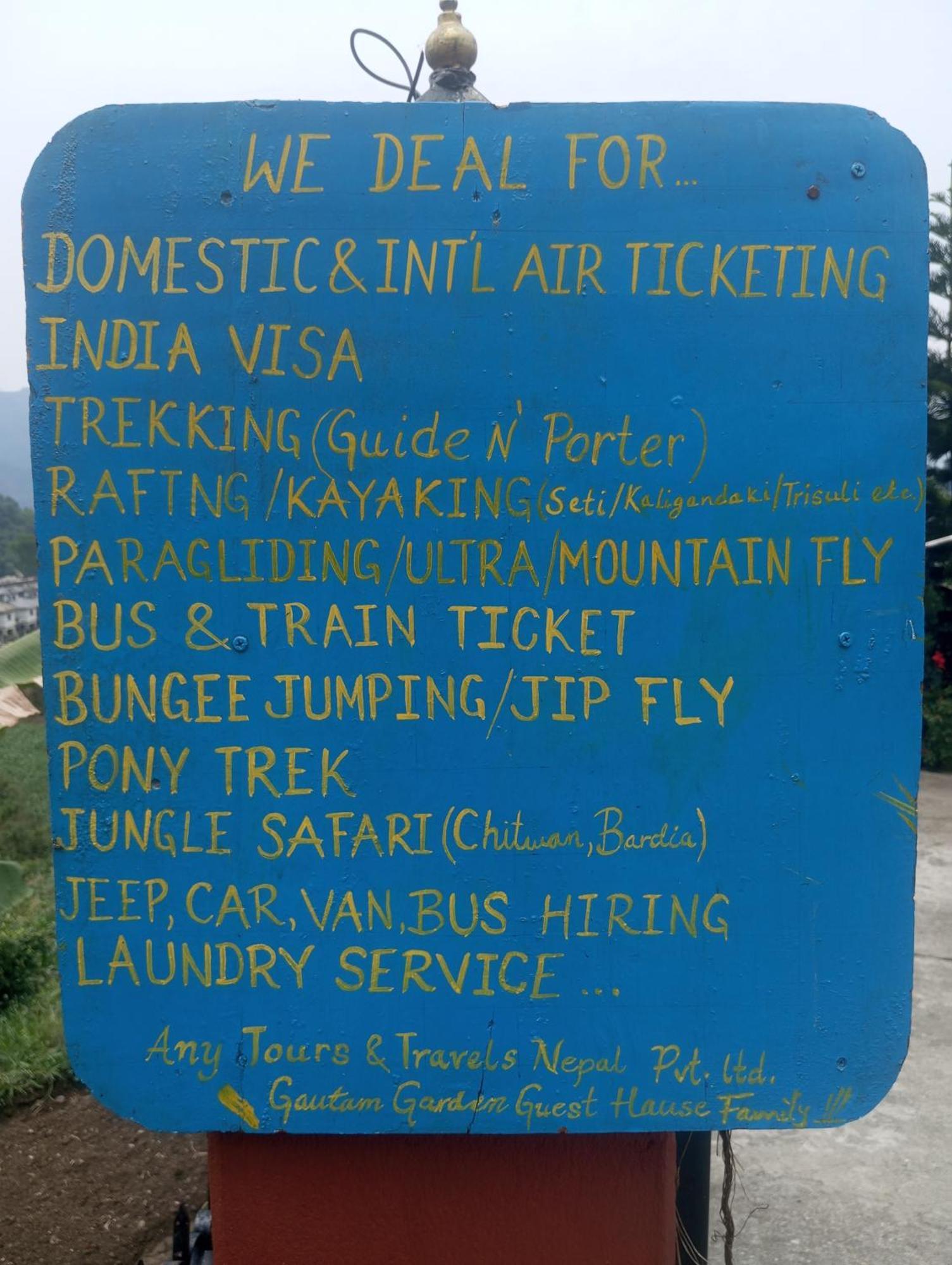 Gautam Garden Guest House Pokhara Eksteriør billede